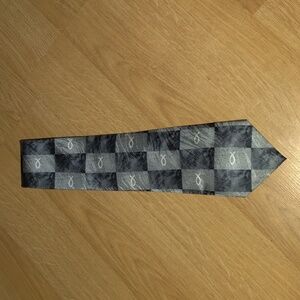 Vtg 2004 "Icthus 2" Divinity Series 100% Silk Handmade Tie